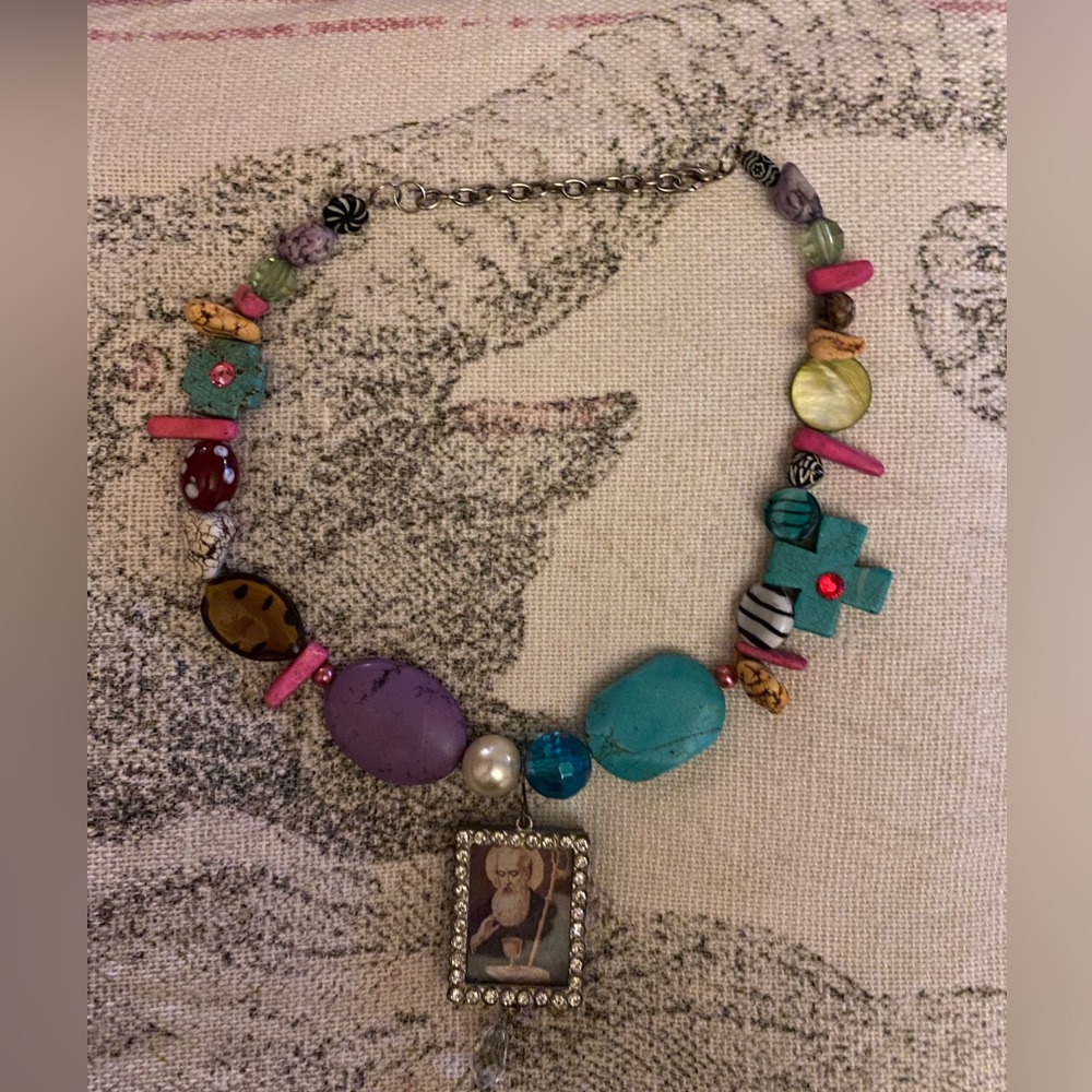 ST.BENEDICT ARTISAN NECKLACE 16 Inch